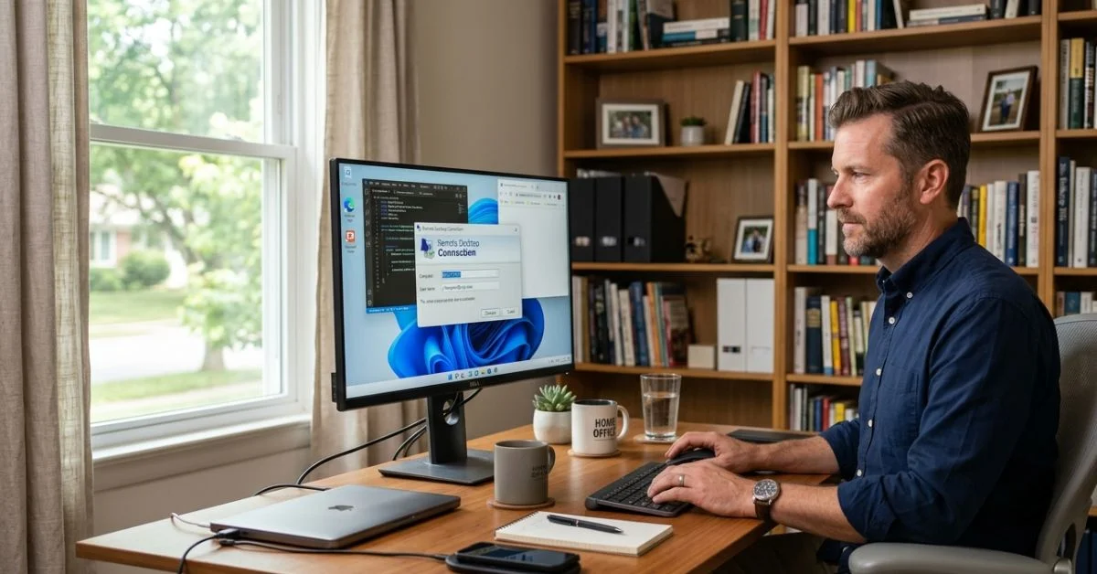 How to setup remote desktop to work from home